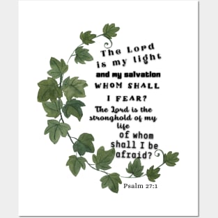 Psalm 27:1 Posters and Art